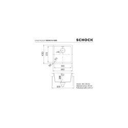 Zlewozmywak Schock SOHO N-100S Magma CRISTADUR
